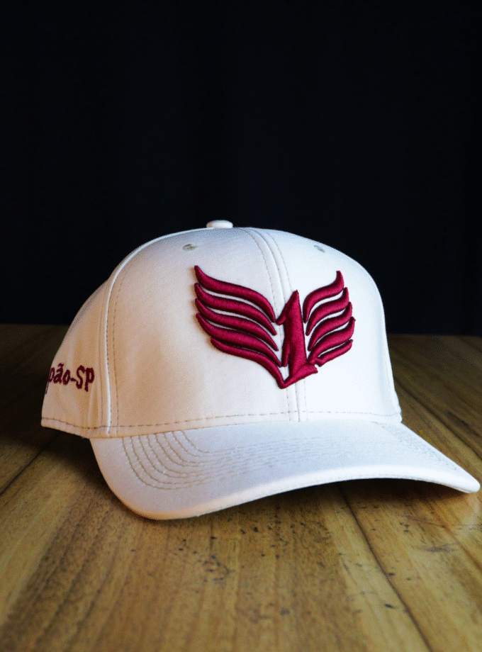 Boné Clássico - Creme e Vinho