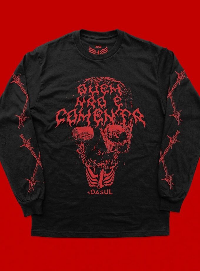 Camiseta - Quem É Não Comenta (Manga Longa)