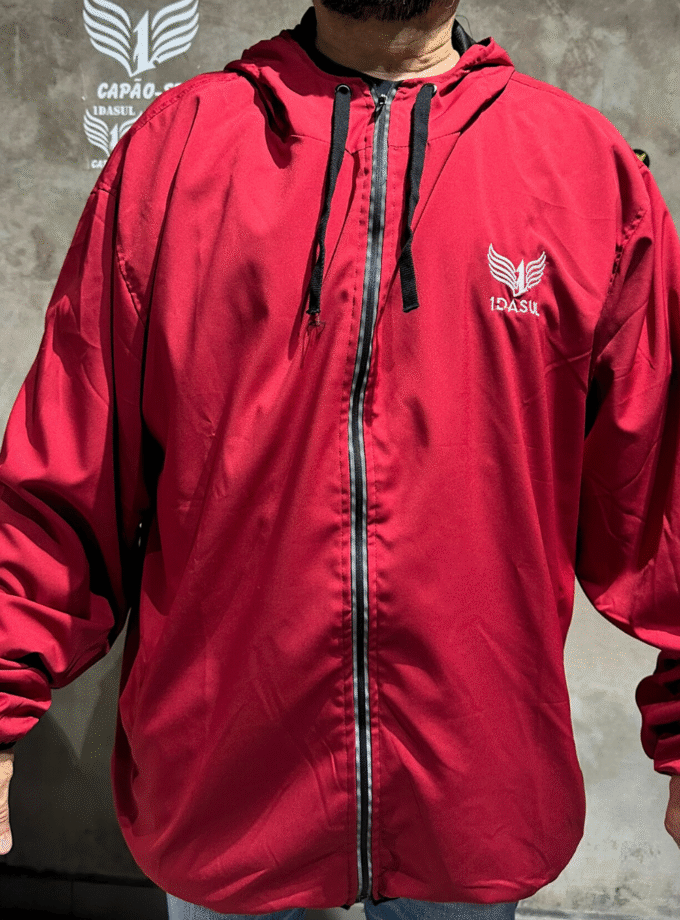 Blusa - Corta-Vento Vermelha