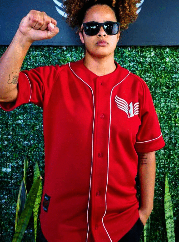 Camiseta - Baseball Vermelha