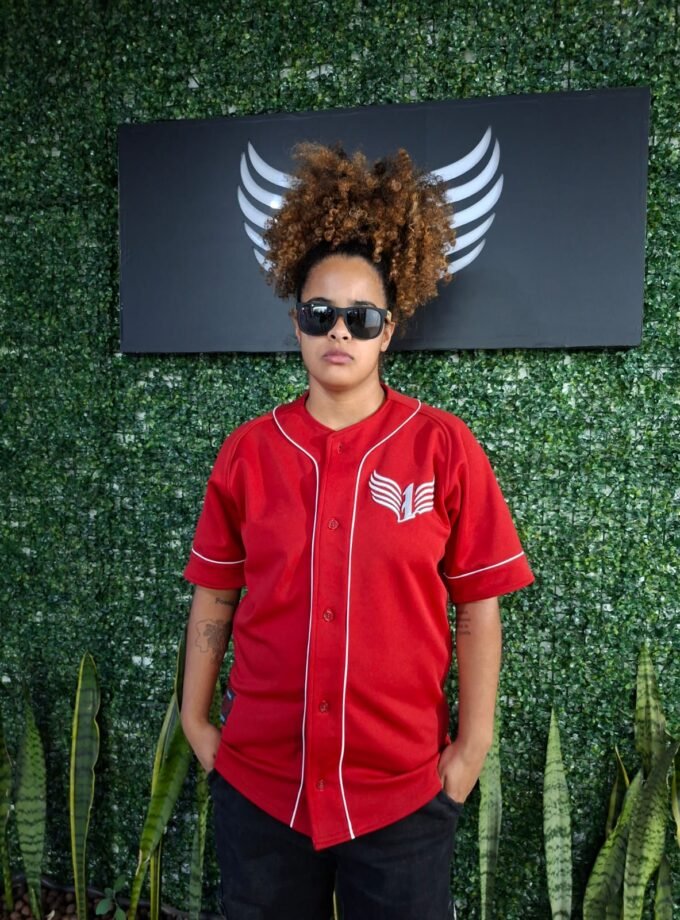 Camiseta - Baseball Vermelha