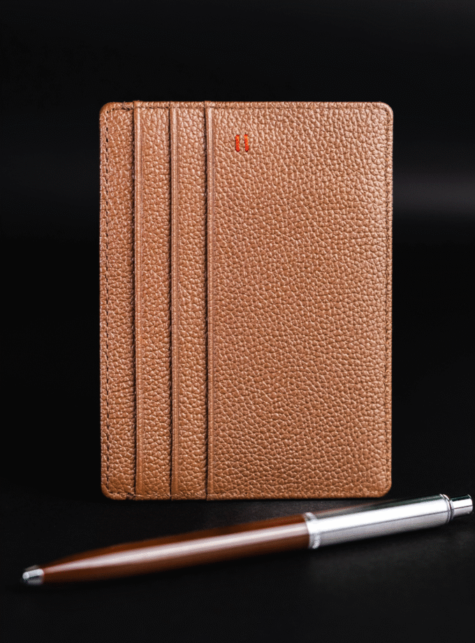 Porta-Cartões Marrom + Esferográfica Sentinela Marrom-Café - Ferréz / Sheaffer (PRÉ-VENDA)