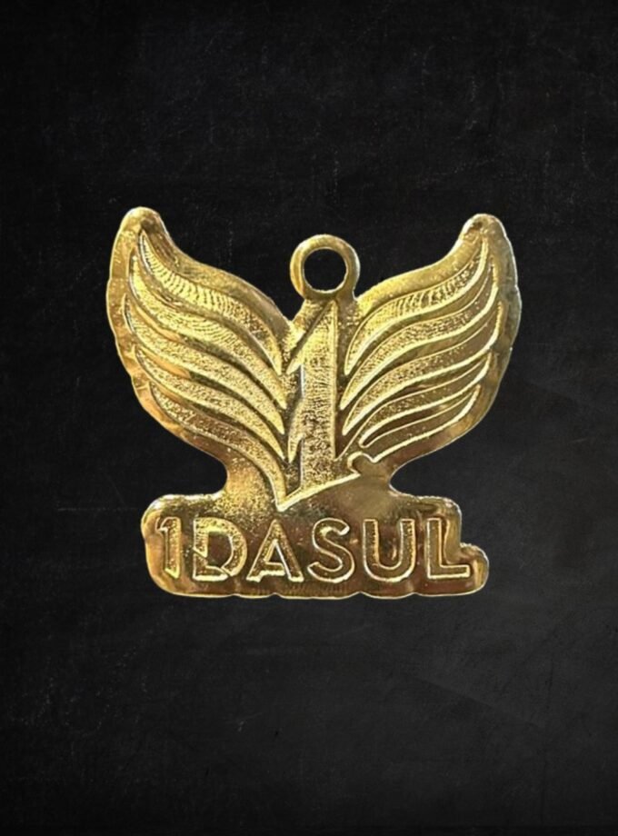 Pingente 1daSul - Dourado 5x5