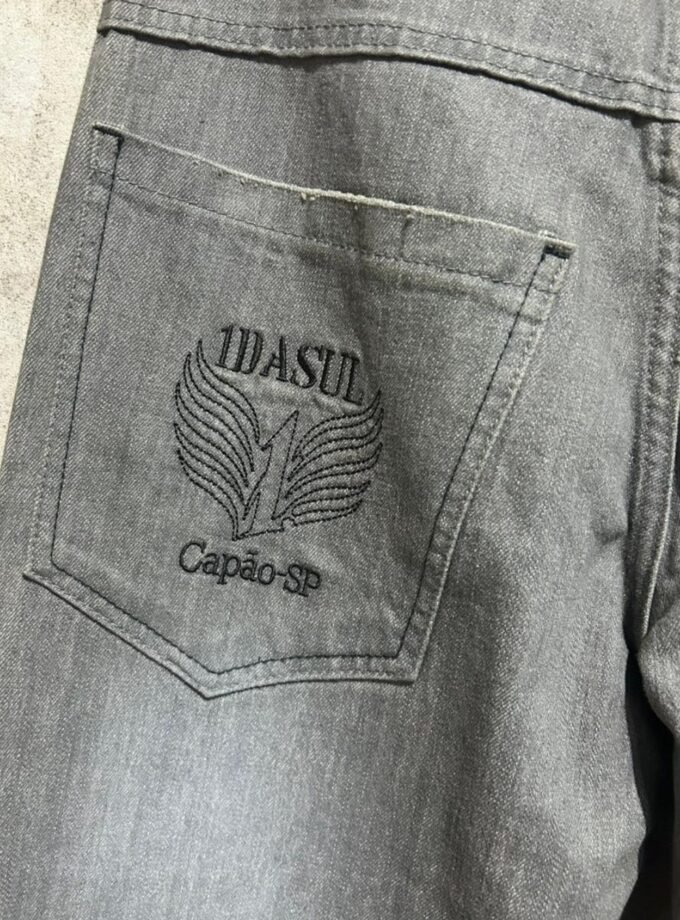 Calça Jeans Cinza 1daSul - Tamanho 36.