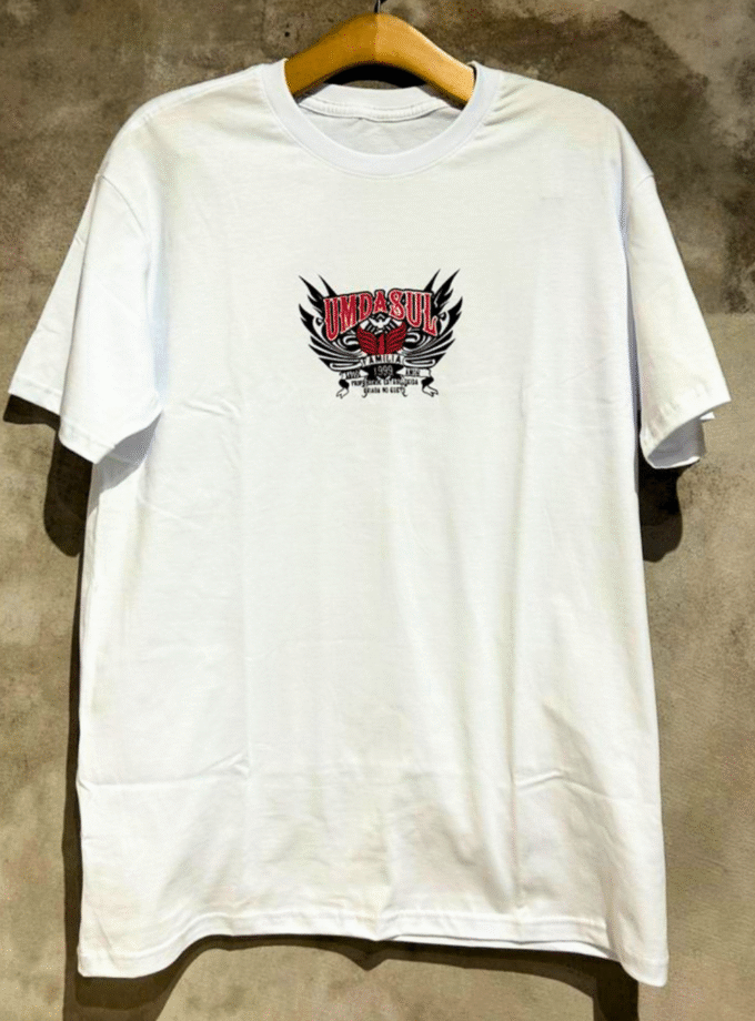 Camiseta - 1daSul - Família, Saúde e Amor (Branca)