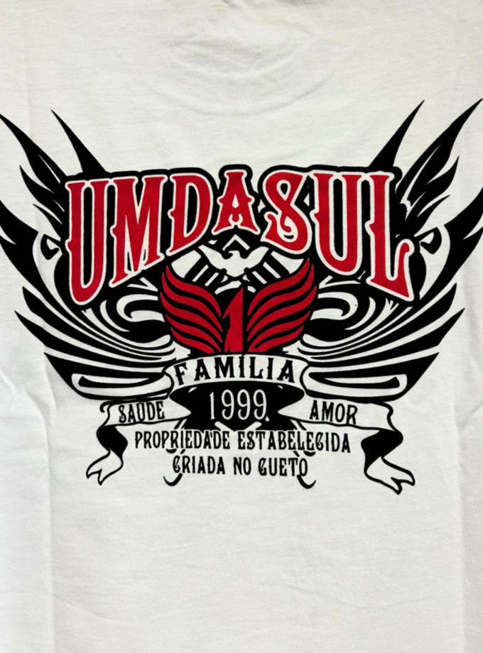 Camiseta - 1daSul - Família, Saúde e Amor (Branca)