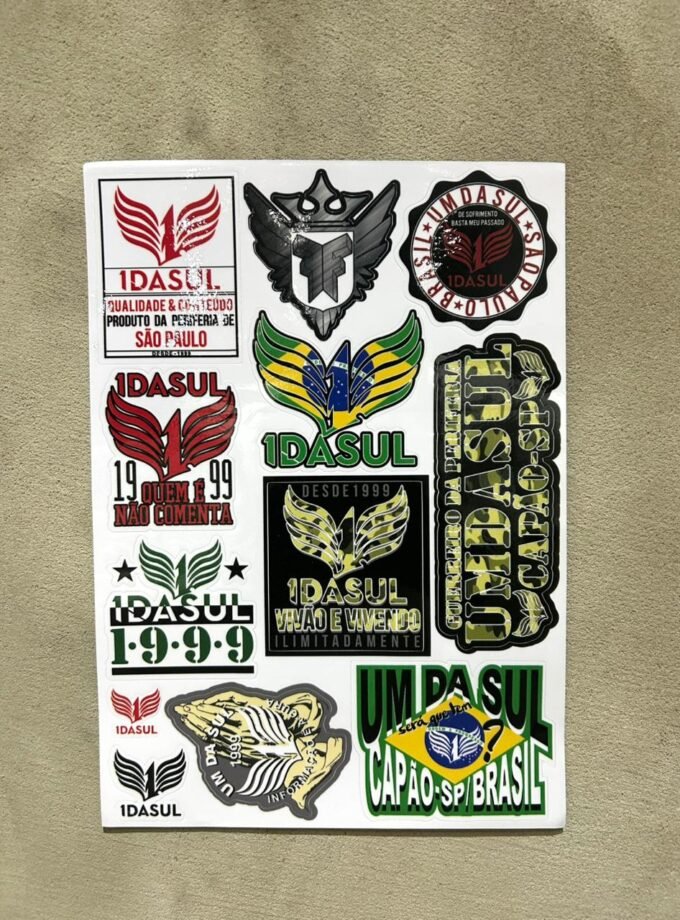 Cartela Adesivos Mack1 - 20x28