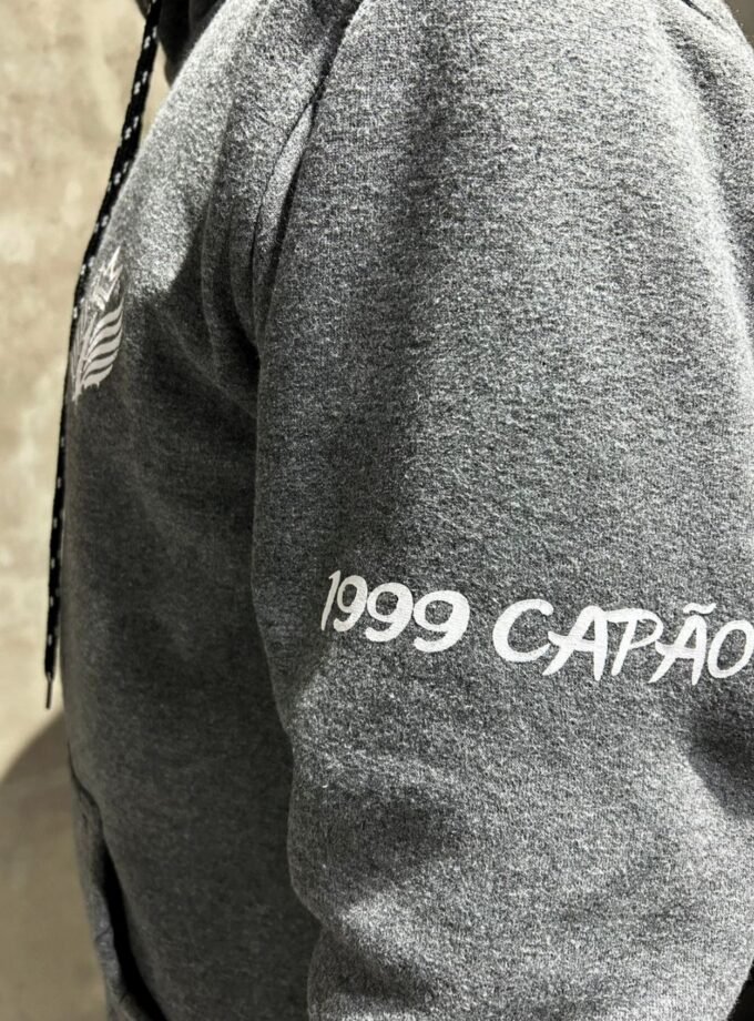 Blusa 1990 Capão - 1daSul com Capuz (Cinza)