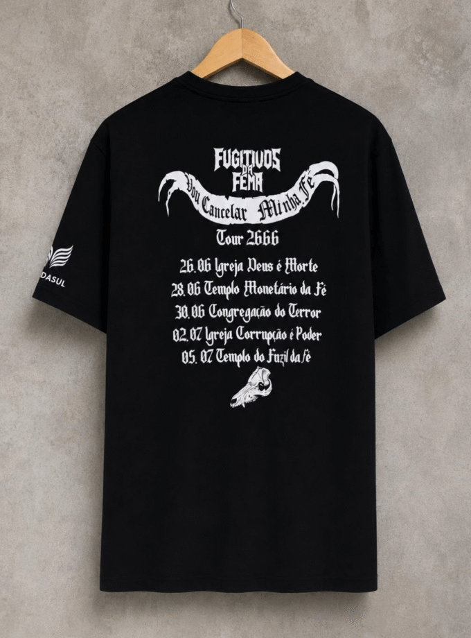 Camiseta - Fugitivos da Fema